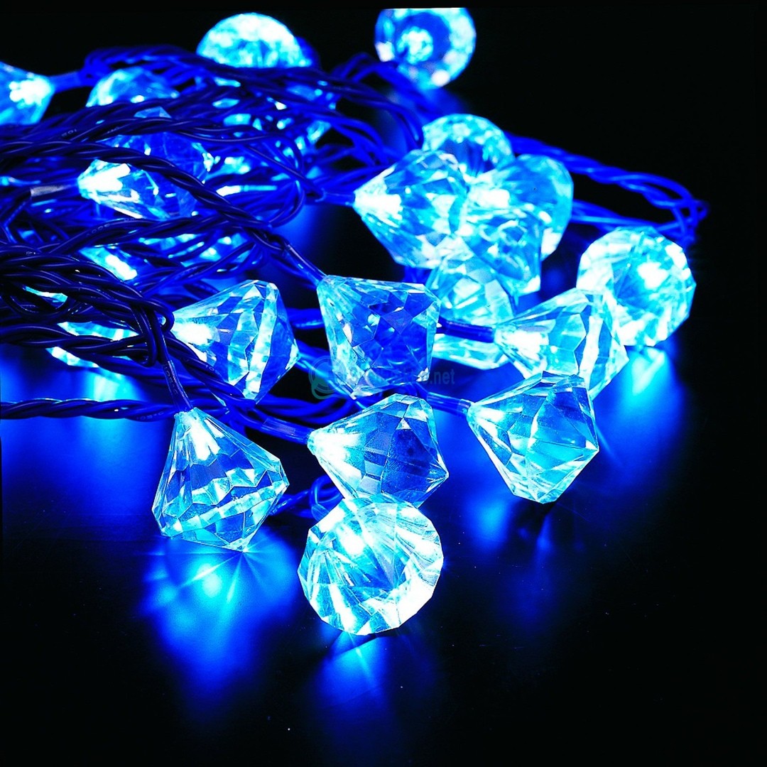 ULD-S0280-020/DTA BLUE IP20 DIAMONDS Гирлянда светодиодная «Бриллианты», с контроллером, 2,8м. 20 св ULD-S0280-020/DTA BLUE IP20 DIAMONDS Гирлянда светодиодная «Бриллианты», с контроллером, 2,8м. 20 св